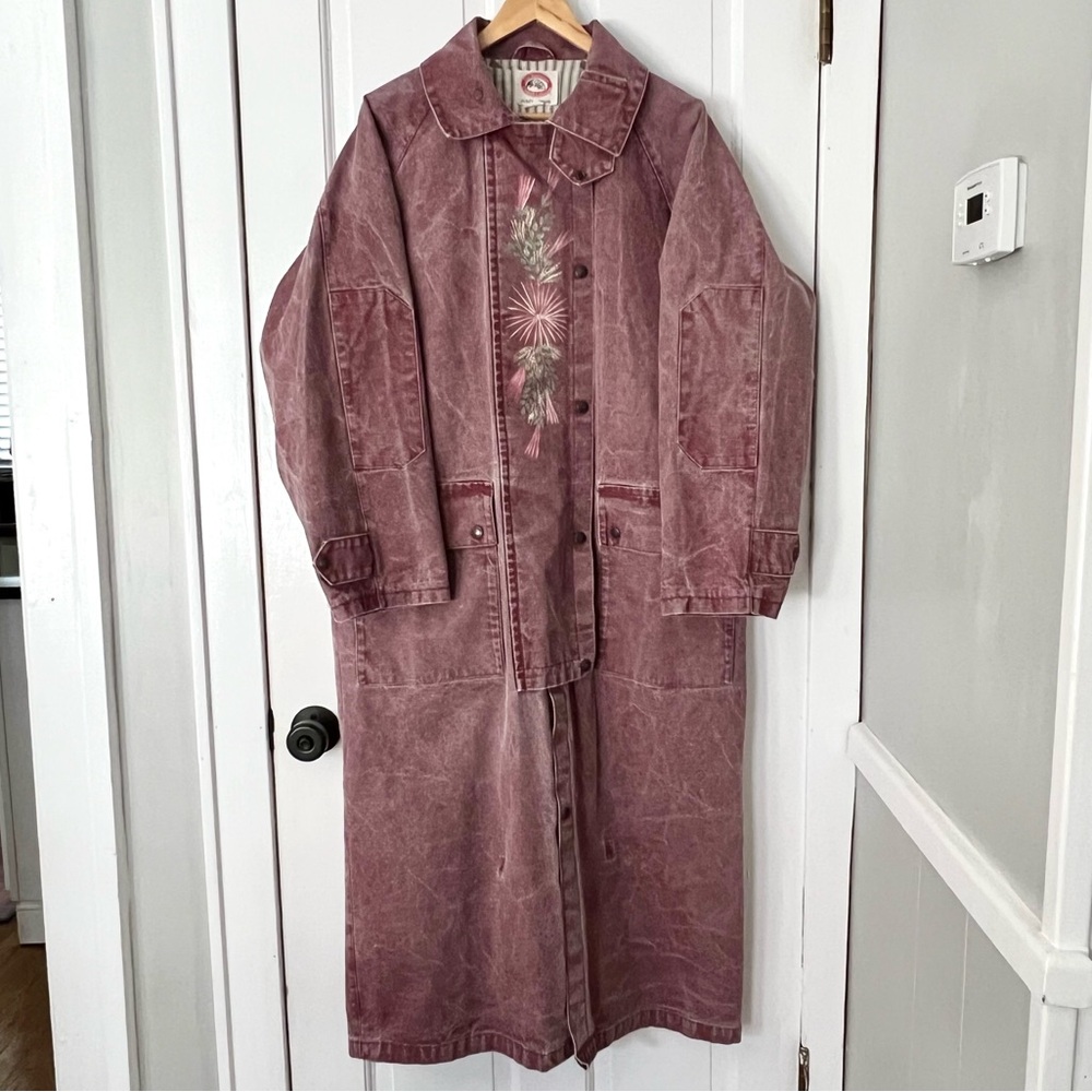 The Australian Outback Collection Handpainted Mauve Duster